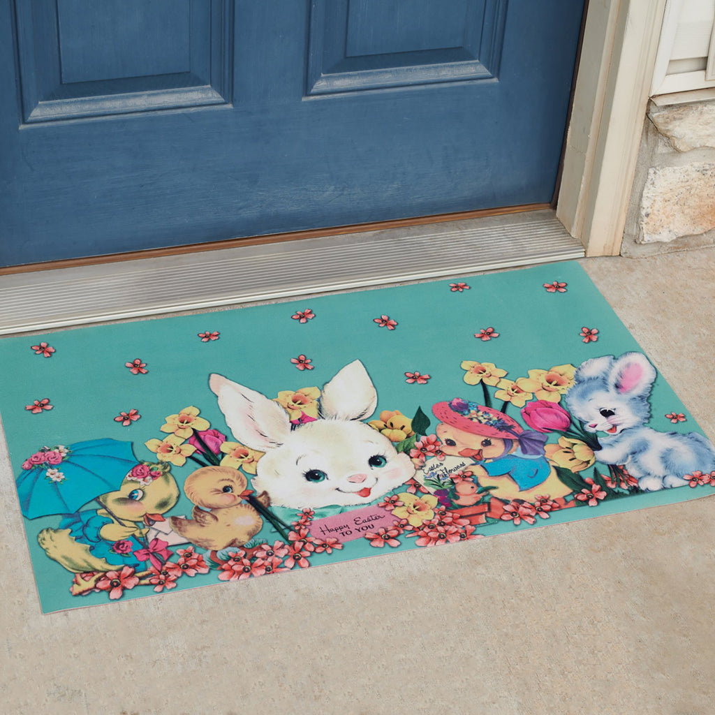 Vintage Easter Rug