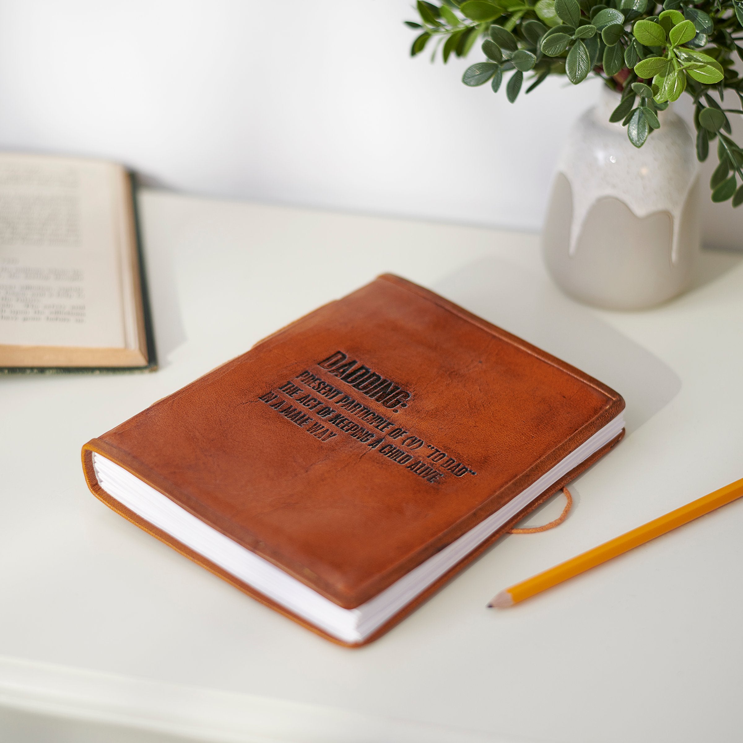 Dadding Journal - Leather Bound Father's Day Gift
