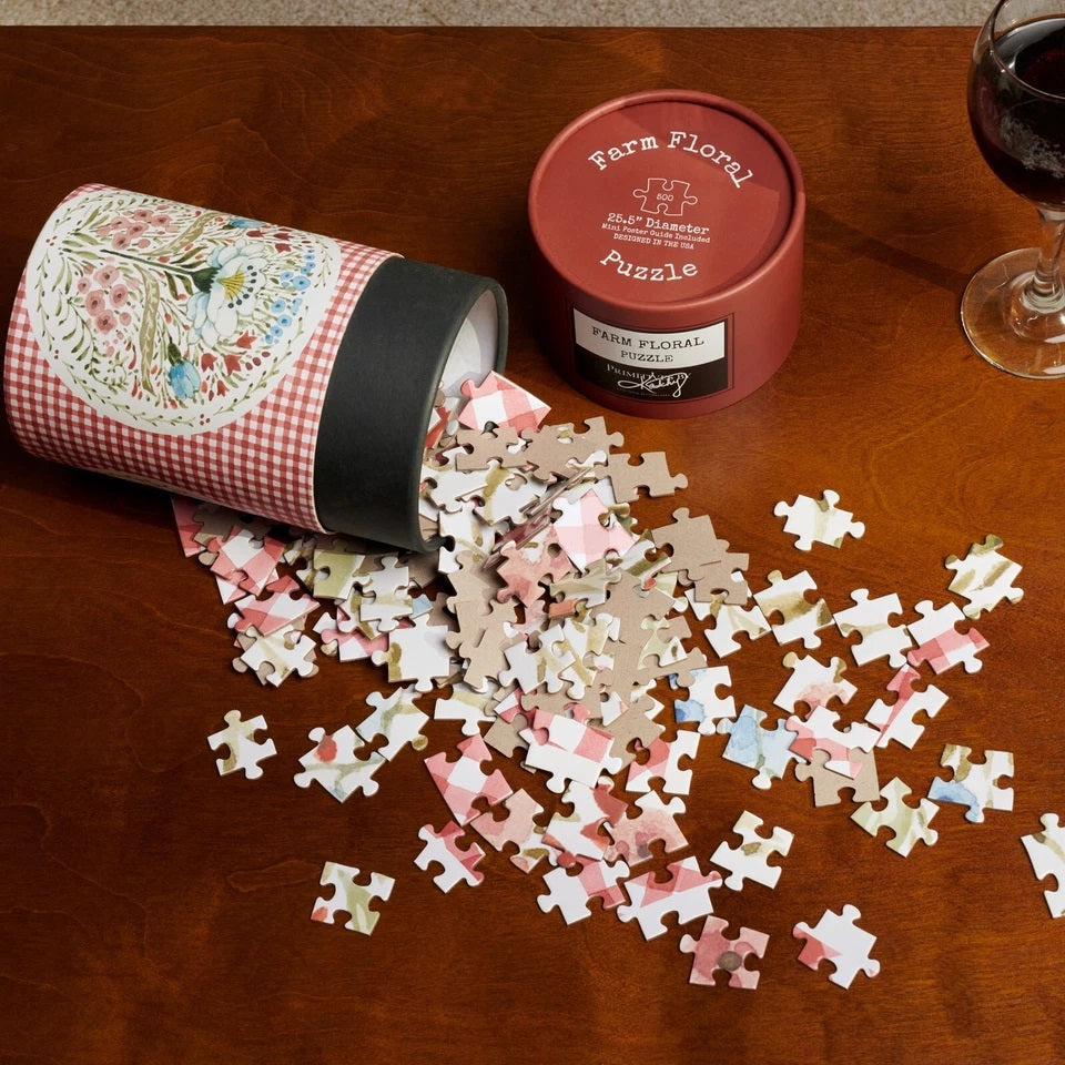 Farmhouse Floral Jigsaw Puzzle