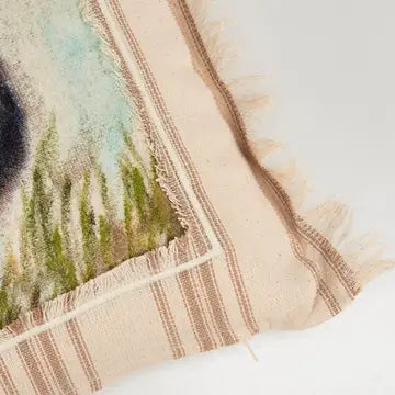 Kune Kune Pig Throw Pillow