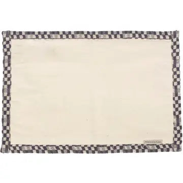 Navy Check Placemat Set