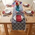 Navy Star Table Runner