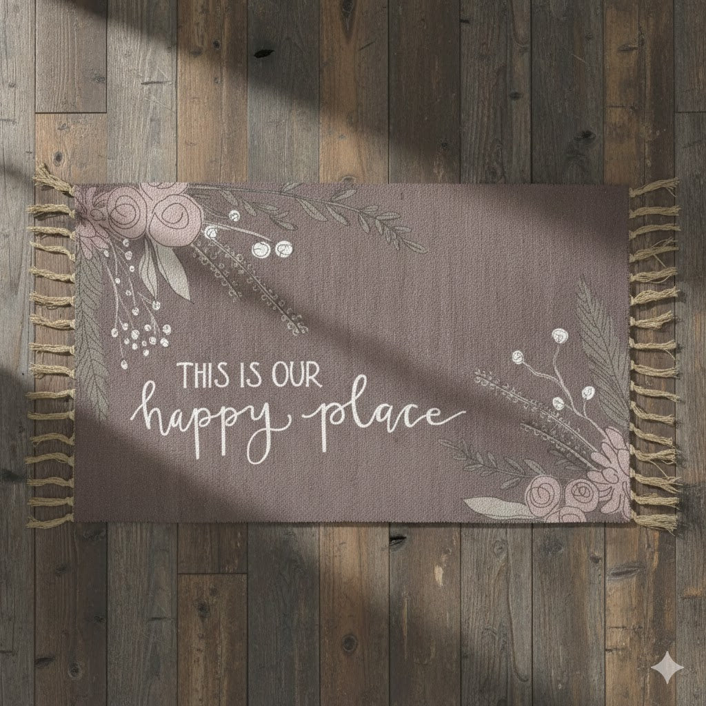 This Is Our Happy Place Rug