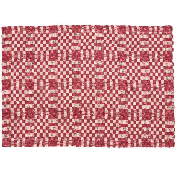 Red Check Placemat Set
