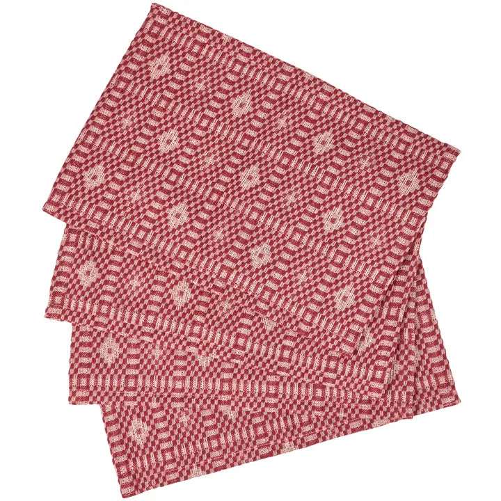 Red Diamond Placemat Set