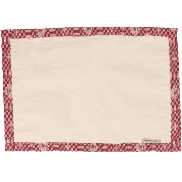 Red Diamond Placemat Set